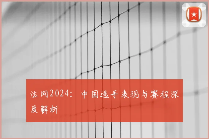 法网2024:中国选手表现与赛程深度解析